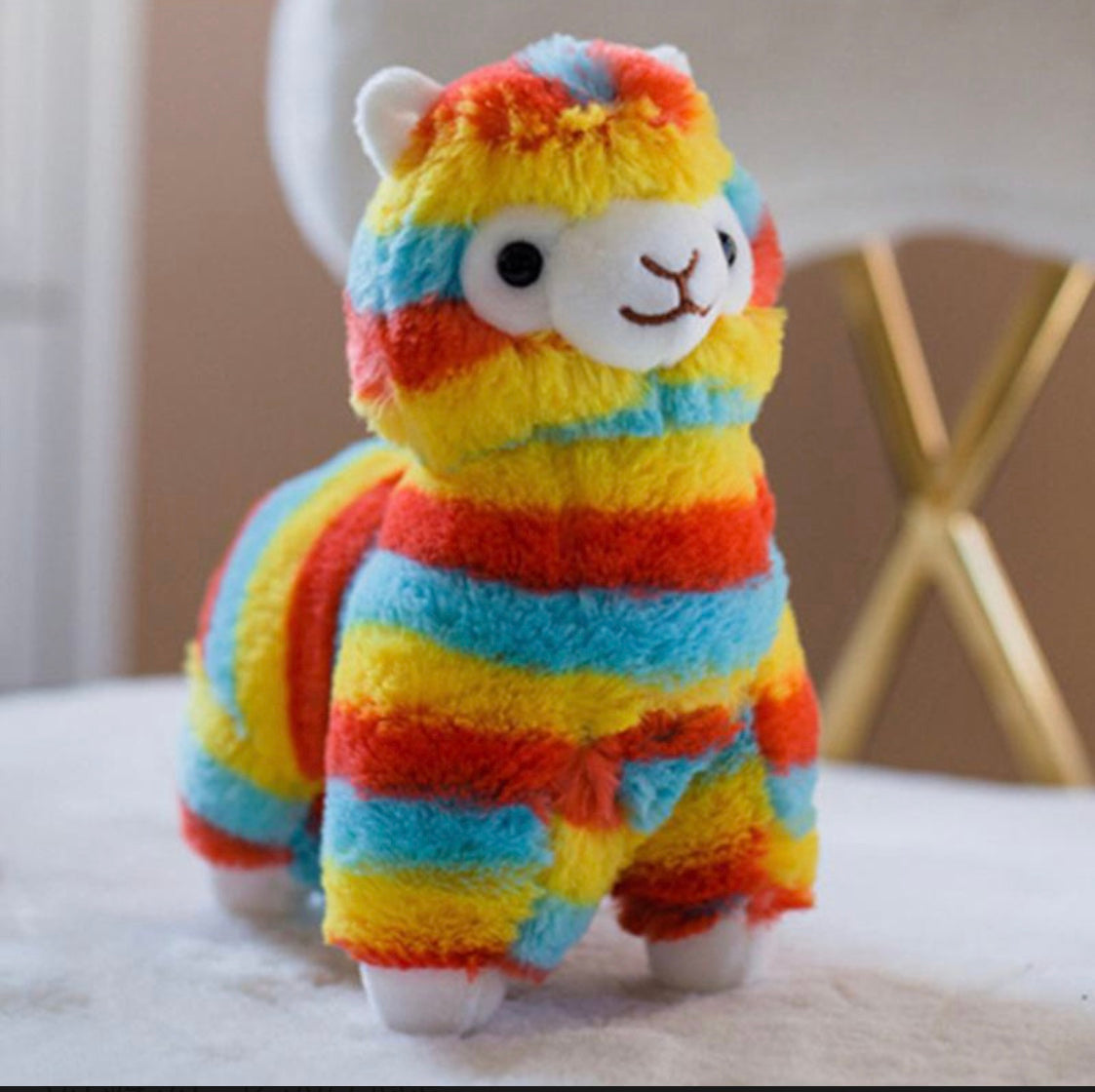 Rainbow alpaca hot sale toy